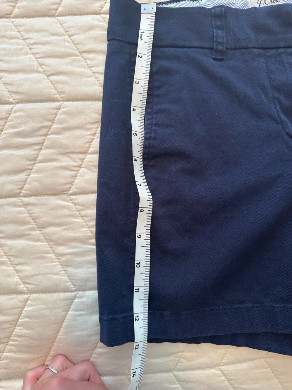 J. Crew Navy Chino Bermuda Shorts
